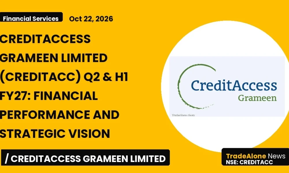 Creditaccess Grameen Limited (creditacc) Q2 & H1 FY27