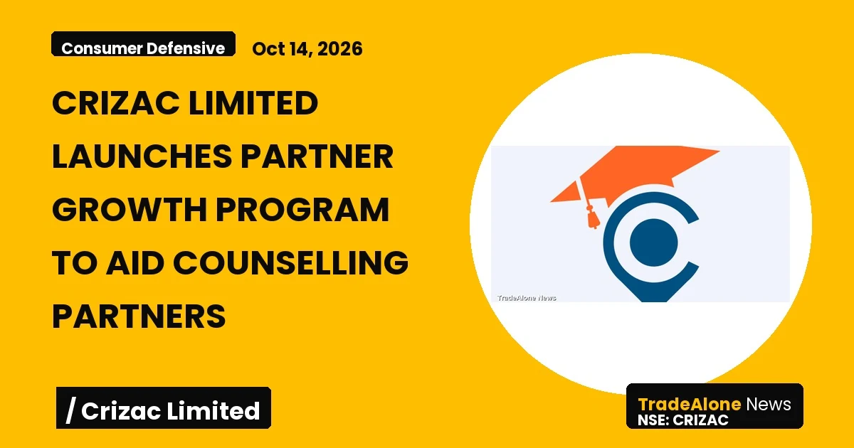 Crizac Limited Crizac Partner Growth Program October 2026