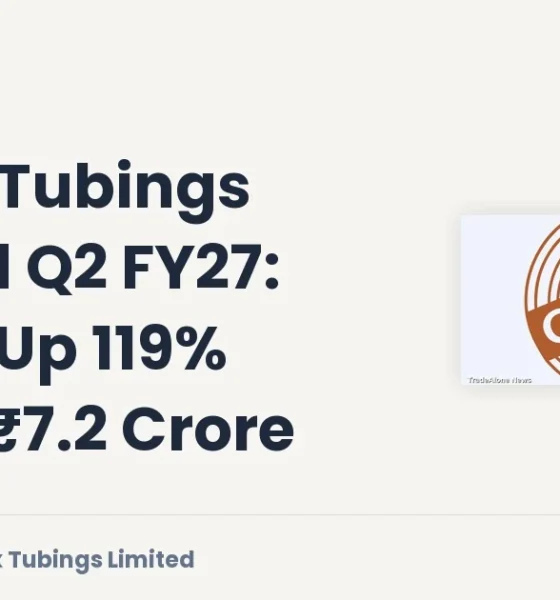 Cubex Tubings Limited Cubextub Q2 FY27 Results