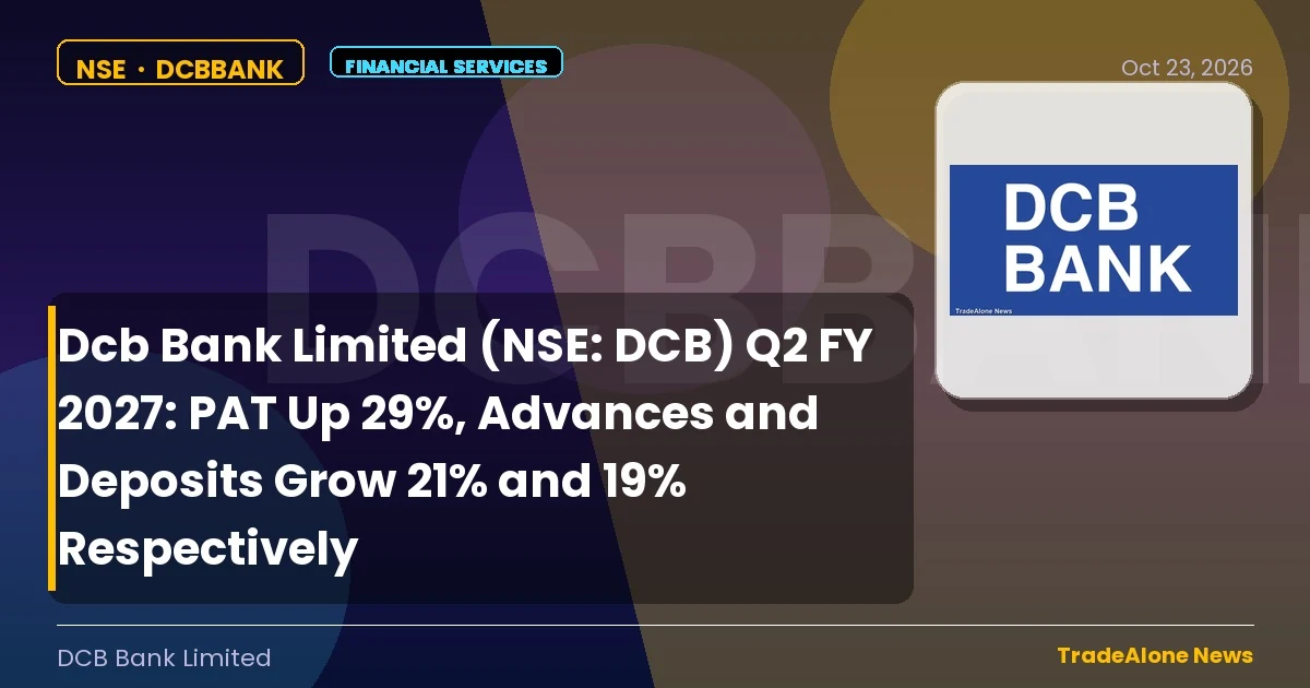 Dcb Bank Limited NSE DCB Q2 FY27 Results