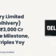 Delhivery Limited Q2fy27 Results ₹3,000 Cr Revenue