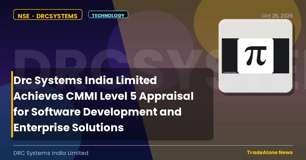 Drc Systems India Limited Drcsystems CMMI Level 5 October 2026