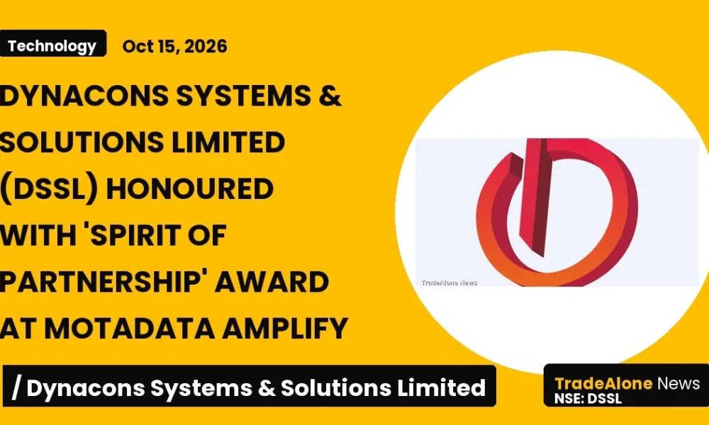 Dynacons Systems & Solutions Limited DSSL Spirit of Partnership Award October 2026