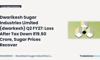 Dwarikesh Sugar Industries Limited Dwarkesh Q2 FY27 Results