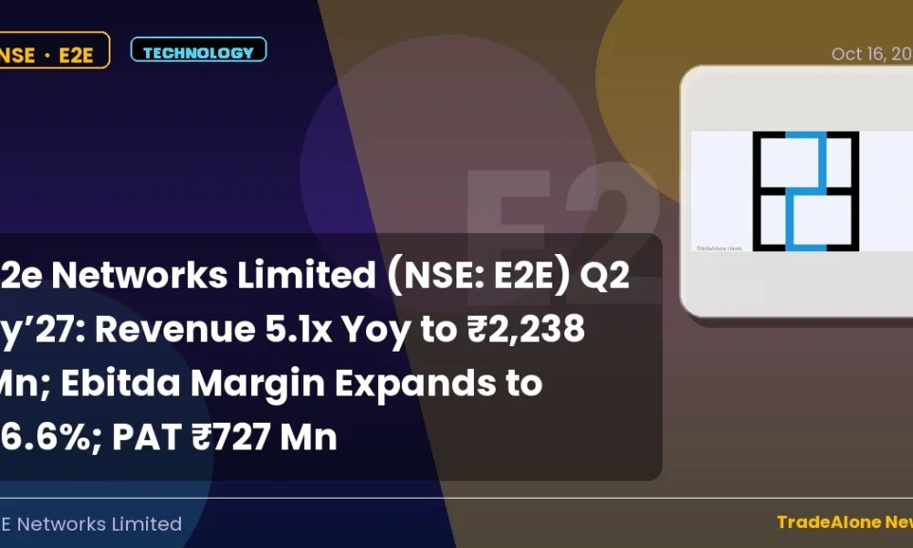 E2e Networks Limited NSE Q2 FY27 Results