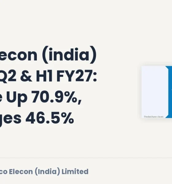 Eimco Elecon (india) Limited Eimcoeleco Q2 FY27 Results