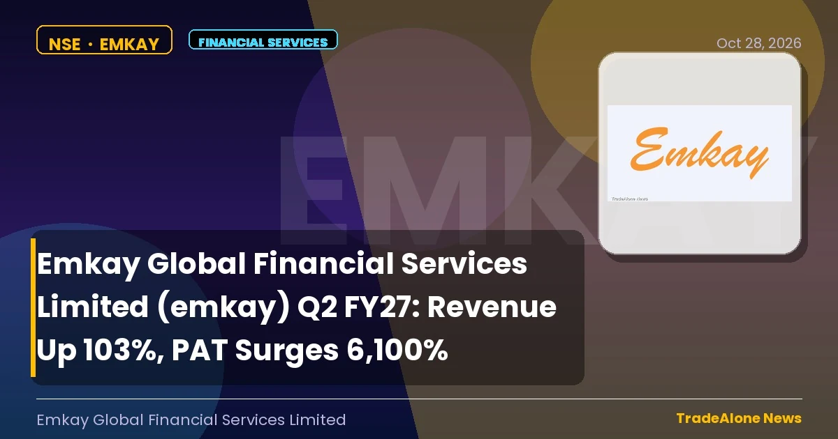 Emkay Global Financial Services Limited EMKAY Q2 FY27 Results
