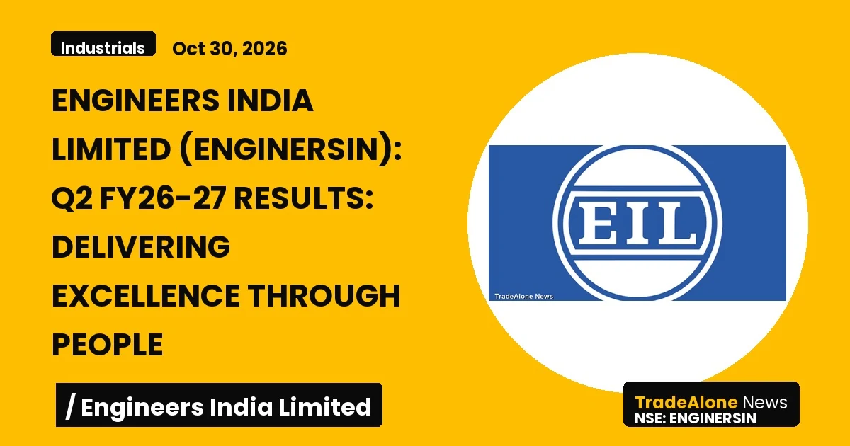 Engineers India Limited Q2 Fy26-27 Results: Delivering Excellence Through People