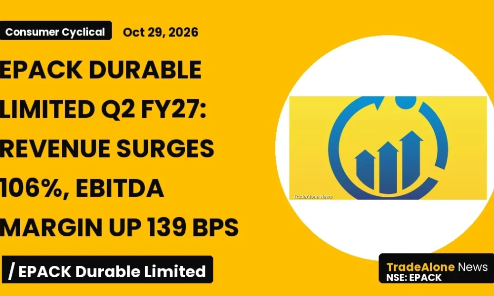Epack Durable Limited Q2 FY27 Results
