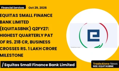 Equitas Small Finance Bank Limited Equitasbnk Q2fy27 Results