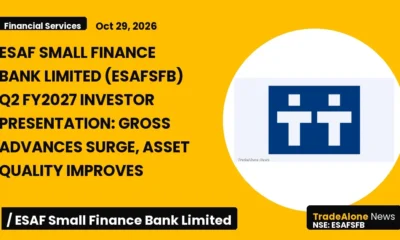 Esaf Small Finance Bank Limited Esafsfb Q2 FY27 Results