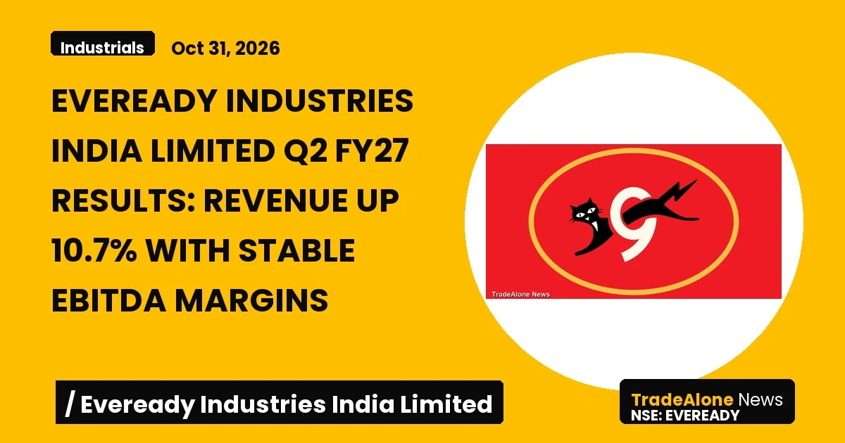 Eveready Industries India Limited Eveready Q2 FY27 Results
