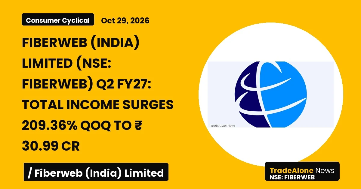 Fiberweb (india) Limited (NSE: Fiberweb) Q2 FY27 Results