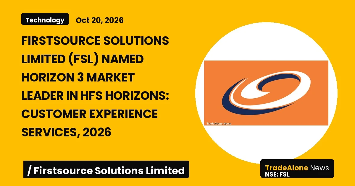 Firstsource Solutions Limited FSL Horizon 3 Market Leader