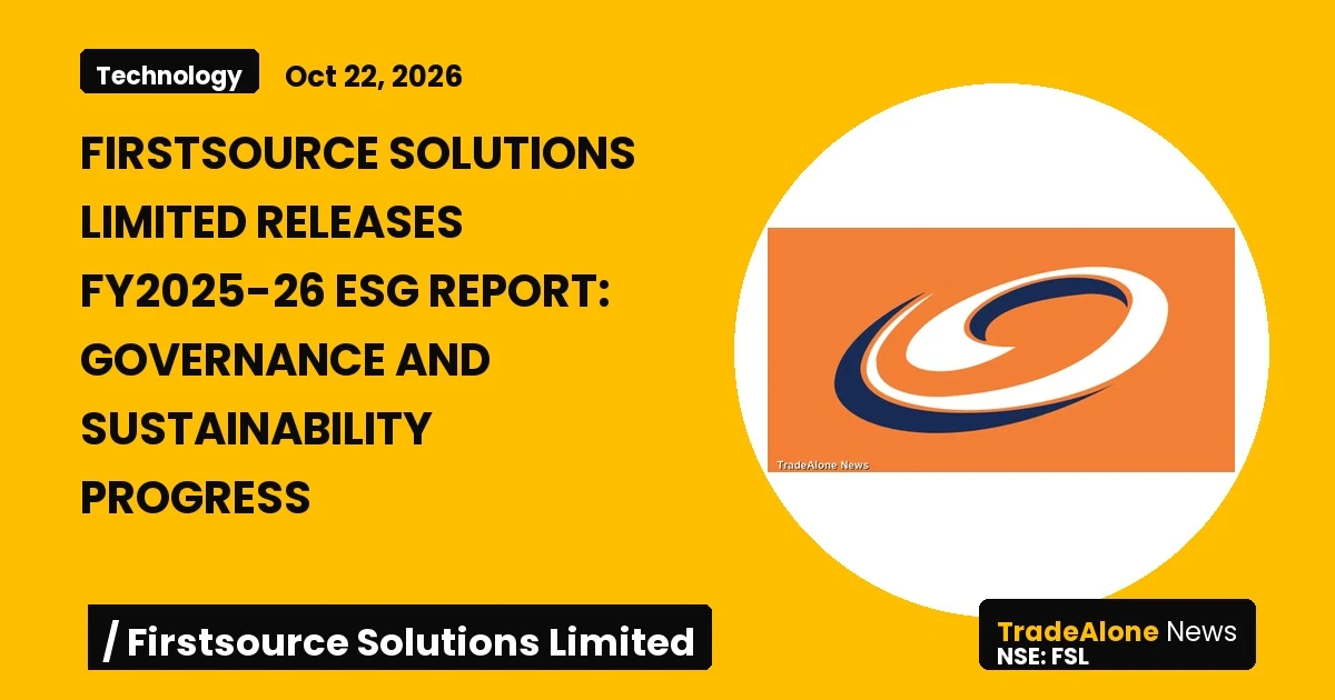 Firstsource Solutions Limited FSL Fy2025-26 ESG Report