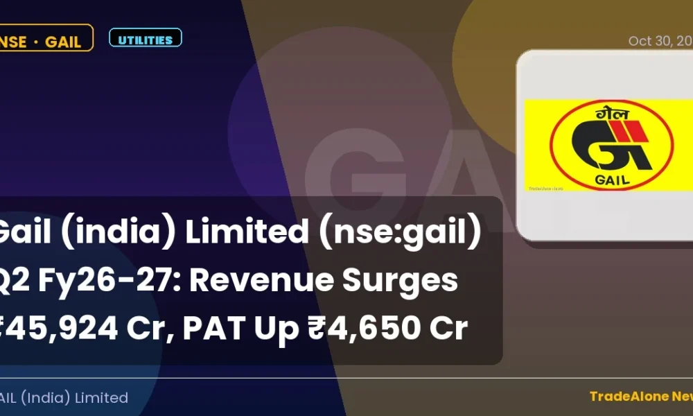 Gail (india) Limited Nse:gail Q2 Fy26-27 Results