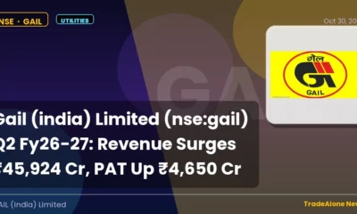 Gail (india) Limited Nse:gail Q2 Fy26-27 Results