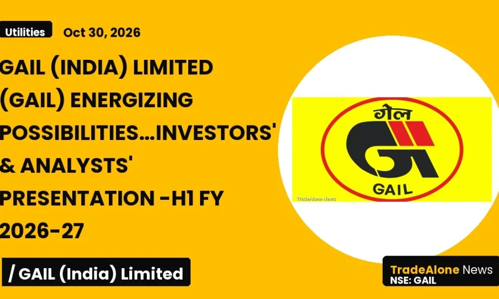 Gail (india) Limited H1 FY 2026-27 Presentation