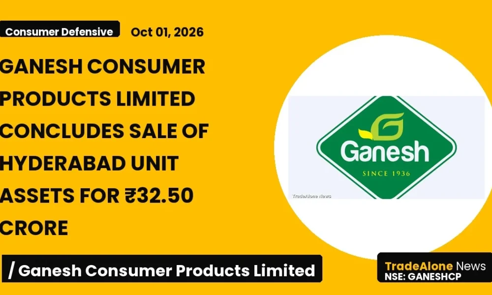 Ganesh Consumer Products Limited Ganeshcp Q3 FY26 Sale Hyderabad Unit