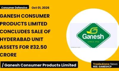 Ganesh Consumer Products Limited Ganeshcp Q3 FY26 Sale Hyderabad Unit