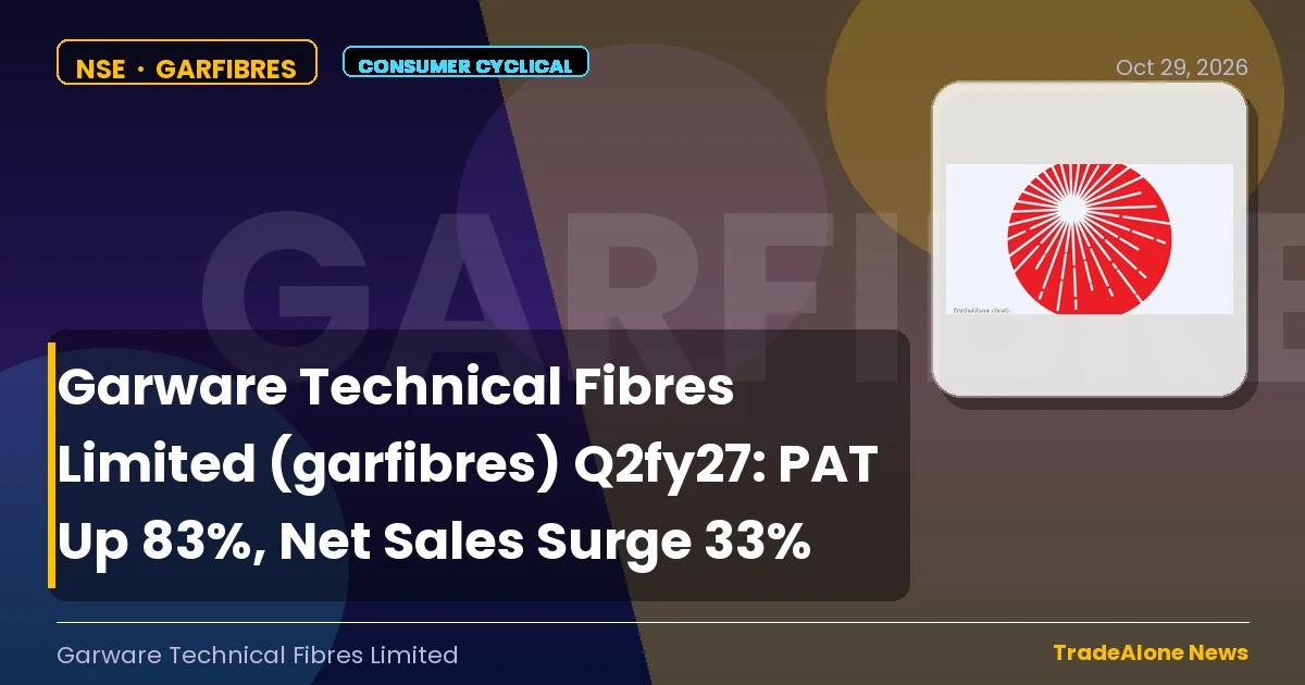 Garware Technical Fibres Limited Garfibres Q2fy27 Results