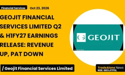 Geojit Financial Services Limited Geojitfsl Q2 FY27 Earnings