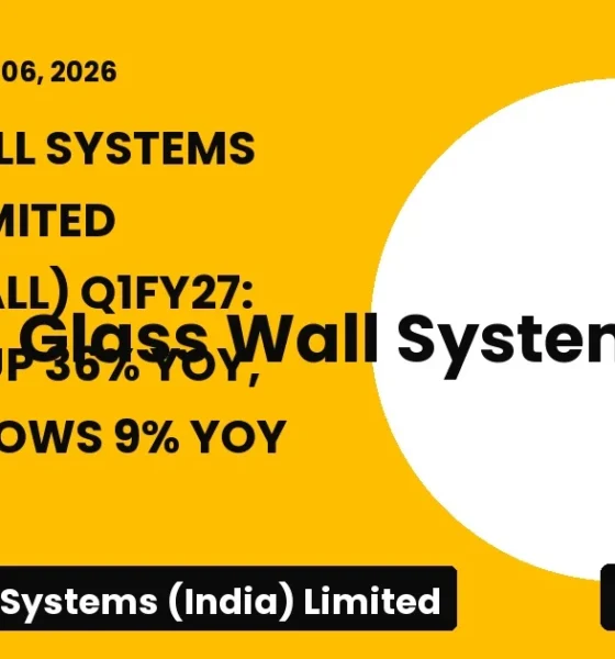 Glass Wall Systems (india) Limited Q1fy27 Results