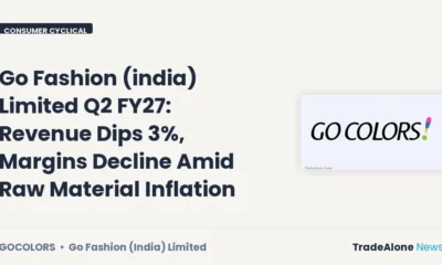 Go Fashion (india) Limited Gocolors Q2 FY27 Results