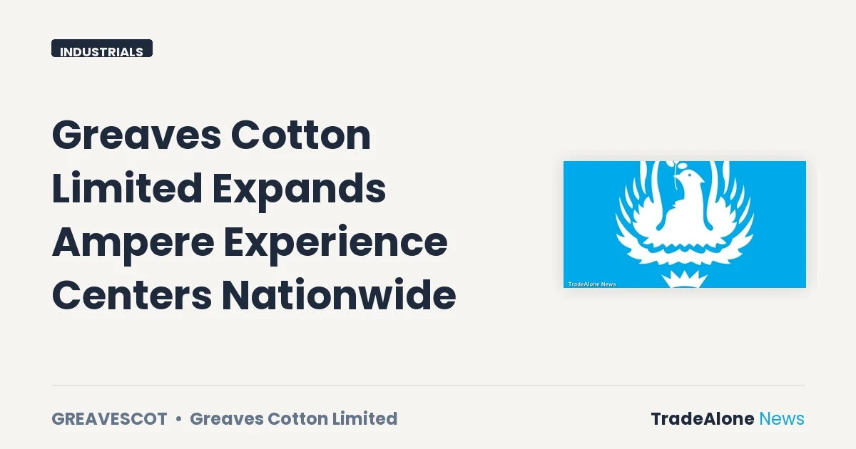 Greaves Cotton Limited Greavescot Q4 FY26 Expansion