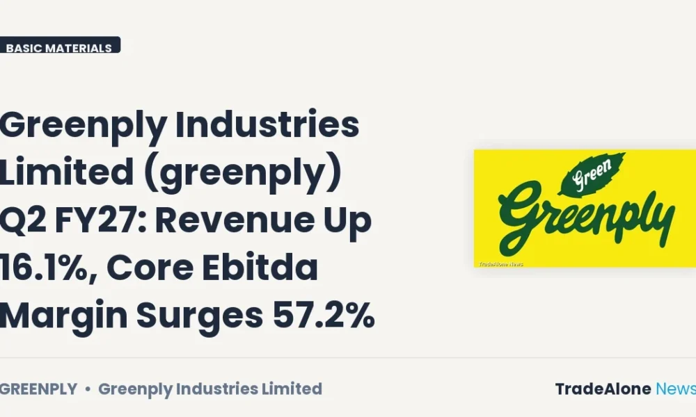 Greenply Industries Limited Greenply Q2 FY27 Results