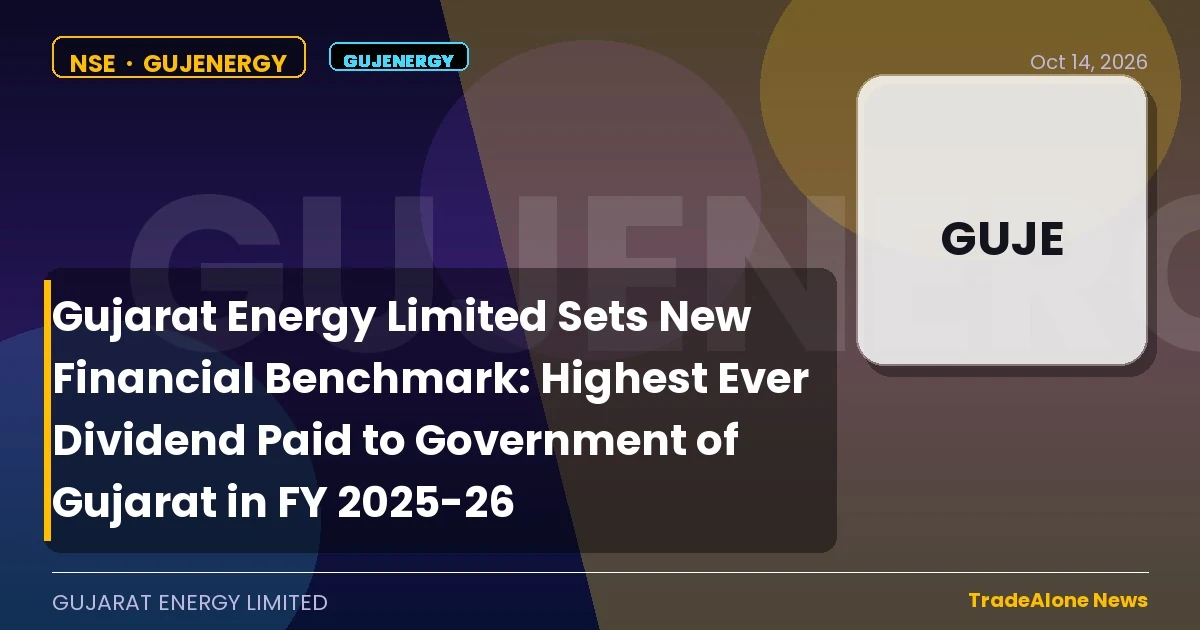 Gujarat Energy Limited Gujenergy Highest Dividend FY26