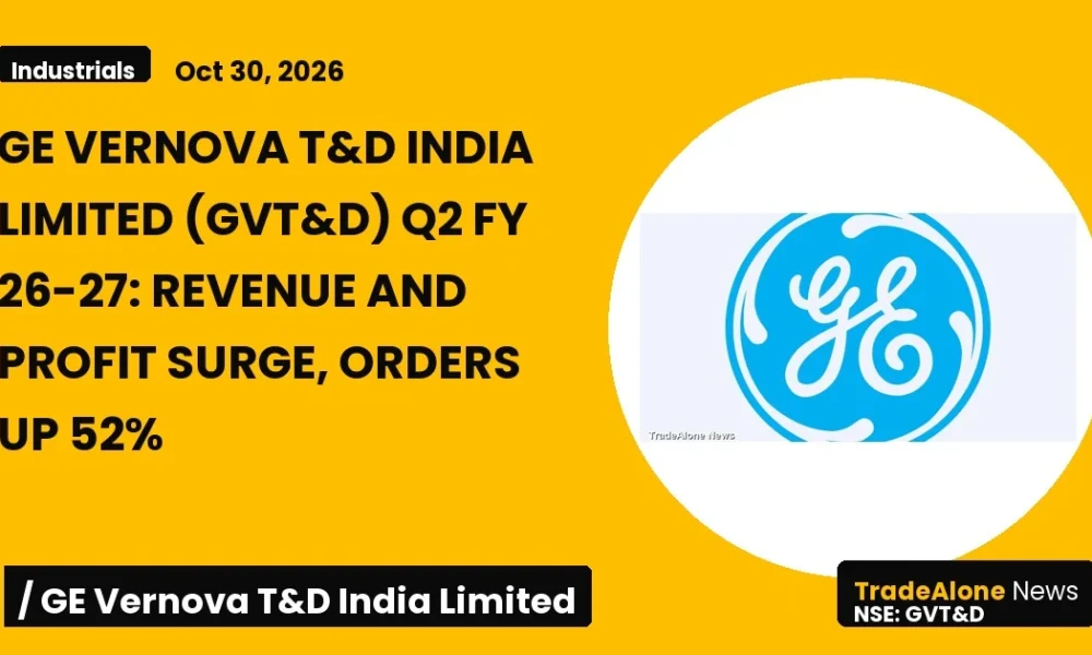 Ge Vernova T&D India Limited GVT&D Q2 Fy26-27 Results