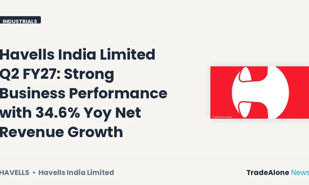 Havells India Limited Q2 FY27 Results