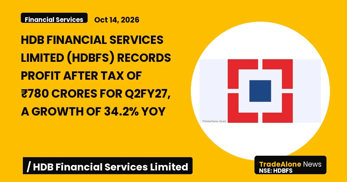 Hdb Financial Services Limited HDBFS Q2 FY27 Results