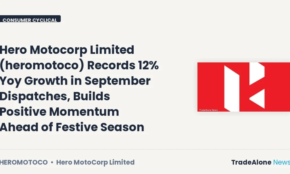 Hero Motocorp Limited Heromotoco September 2026 Dispatches