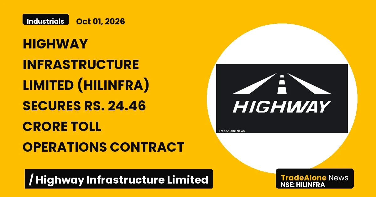 Highway Infrastructure Limited NSE Hilinfra October 2026 Contract