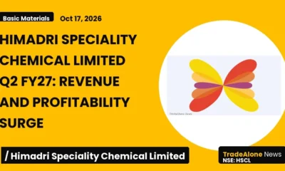 Himadri Speciality Chemical Limited HSCL Q2 FY27 Results