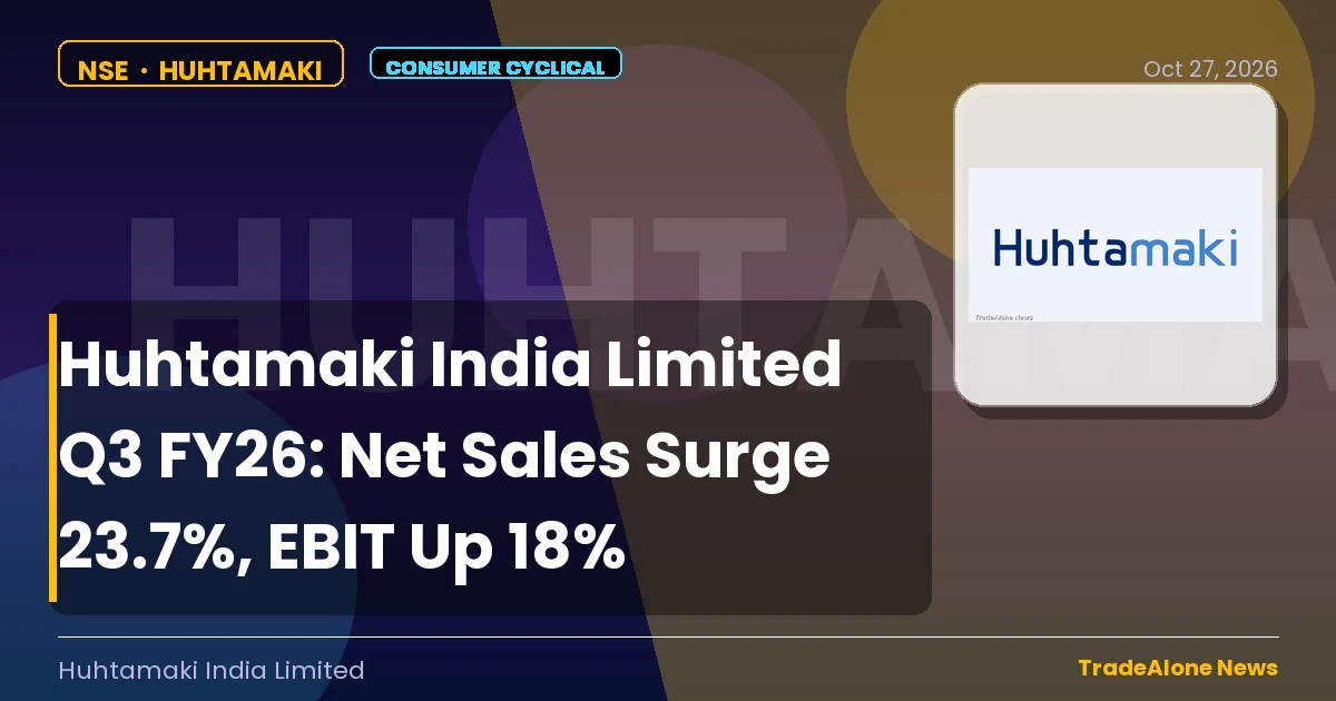 Huhtamaki India Limited Huhtamaki Q3 FY26 Results