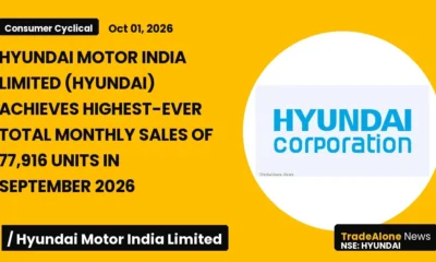 Hyundai Motor India Limited Hyundai September 2026 Sales