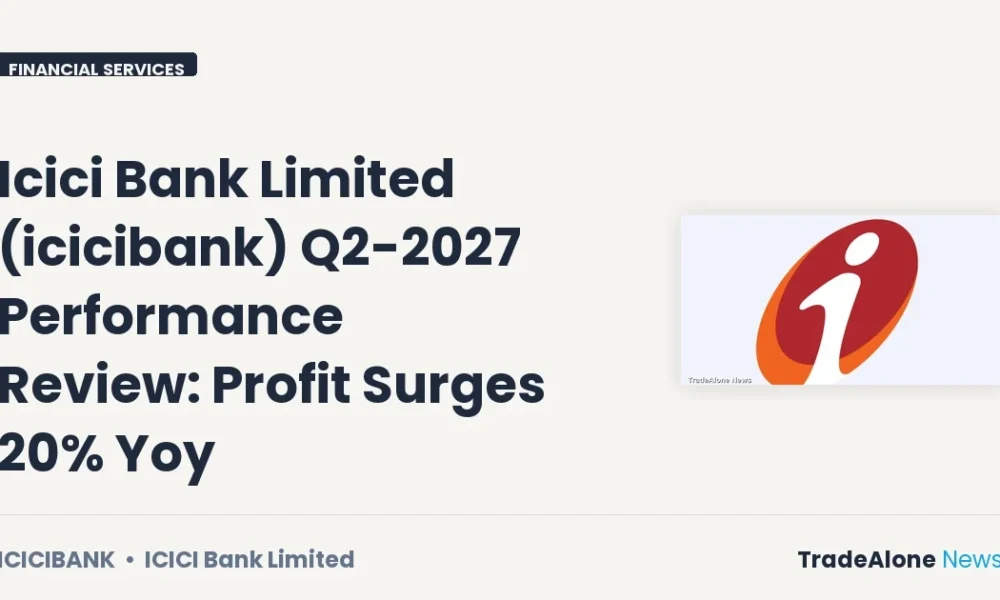 Icici Bank Limited Icicibank Q2-2027 Results