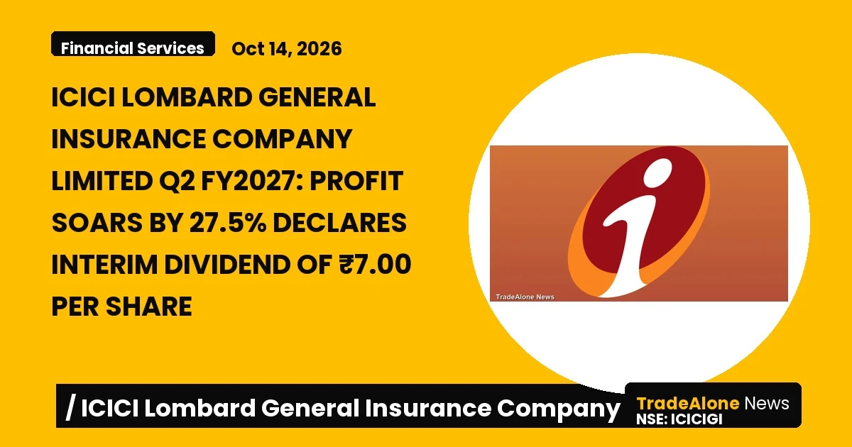 Icici Lombard General Insurance Company Limited Icicigi Q2 FY27 Results