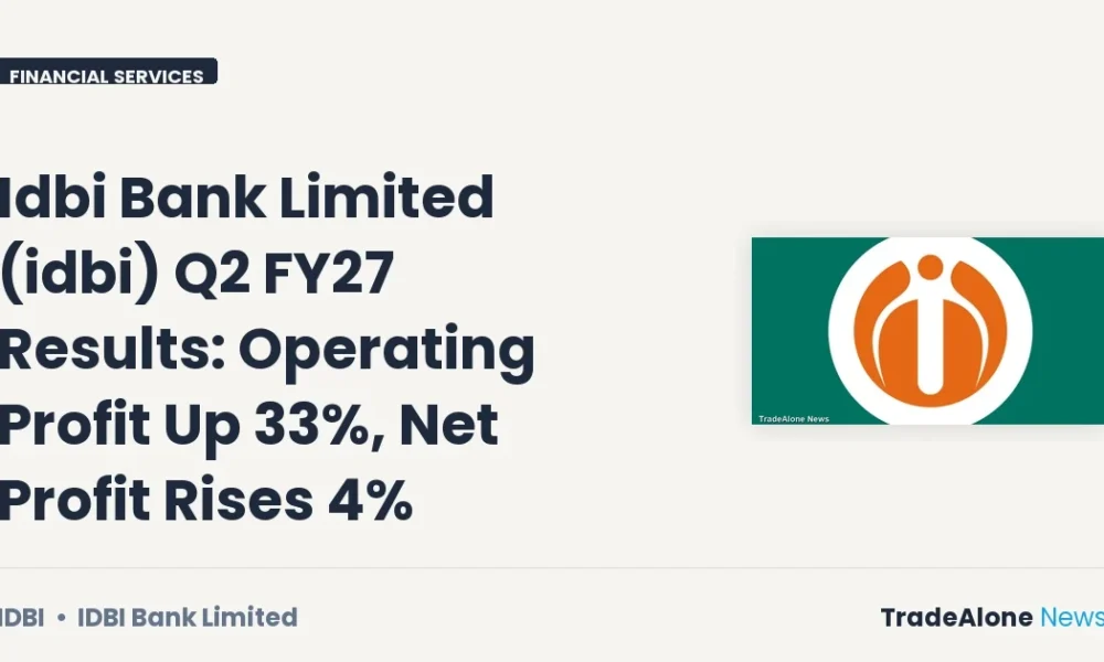 Idbi Bank Limited IDBI Q2 FY27 Results