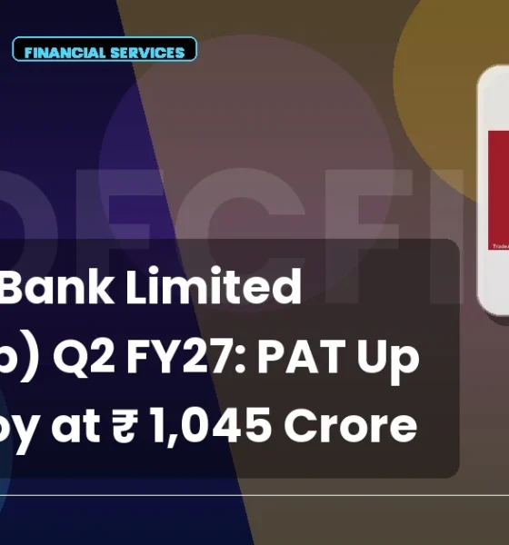 Idfc First Bank Limited Idfcfirstb Q2 FY27 Results