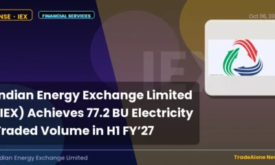 Indian Energy Exchange Limited (IEX) H1 FY’27 Electricity Traded Volume