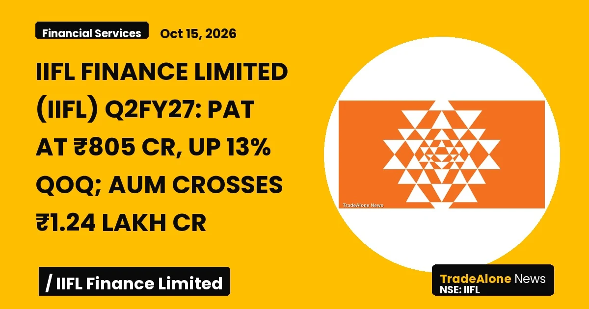 Iifl Finance Limited IIFL Q2fy27 Results