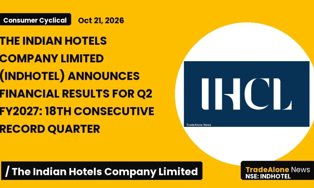 The Indian Hotels Company Limited Indhotel Q2 FY27 Results