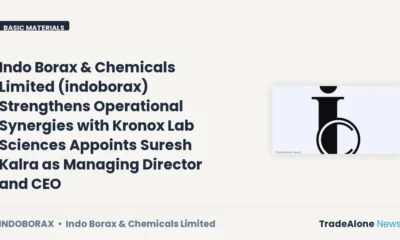 Indo Borax & Chemicals Limited Indoborax Appoints Suresh Kalra