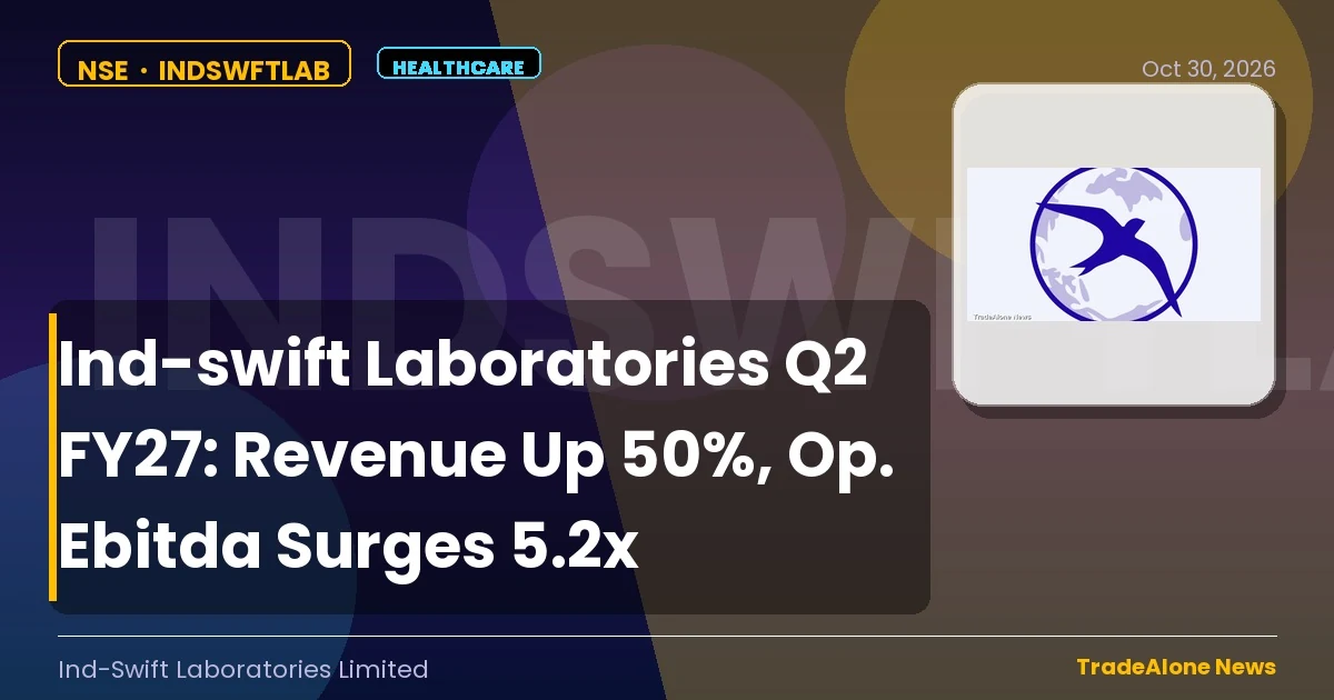 Ind-swift Laboratories Limited Indswftlab Q2 FY27