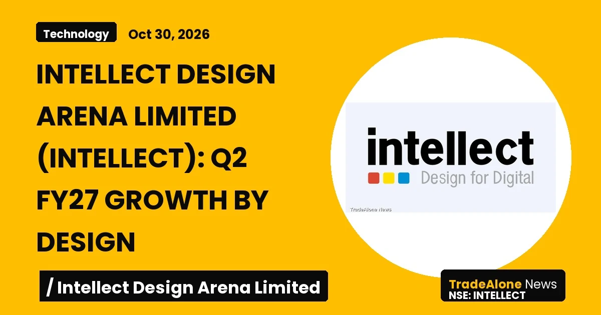 Intellect Design Arena Limited Intellect Q2 FY27 Growth