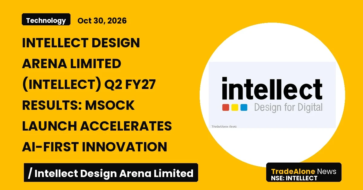 Intellect Design Arena Limited Intellect Q2 FY27 Results